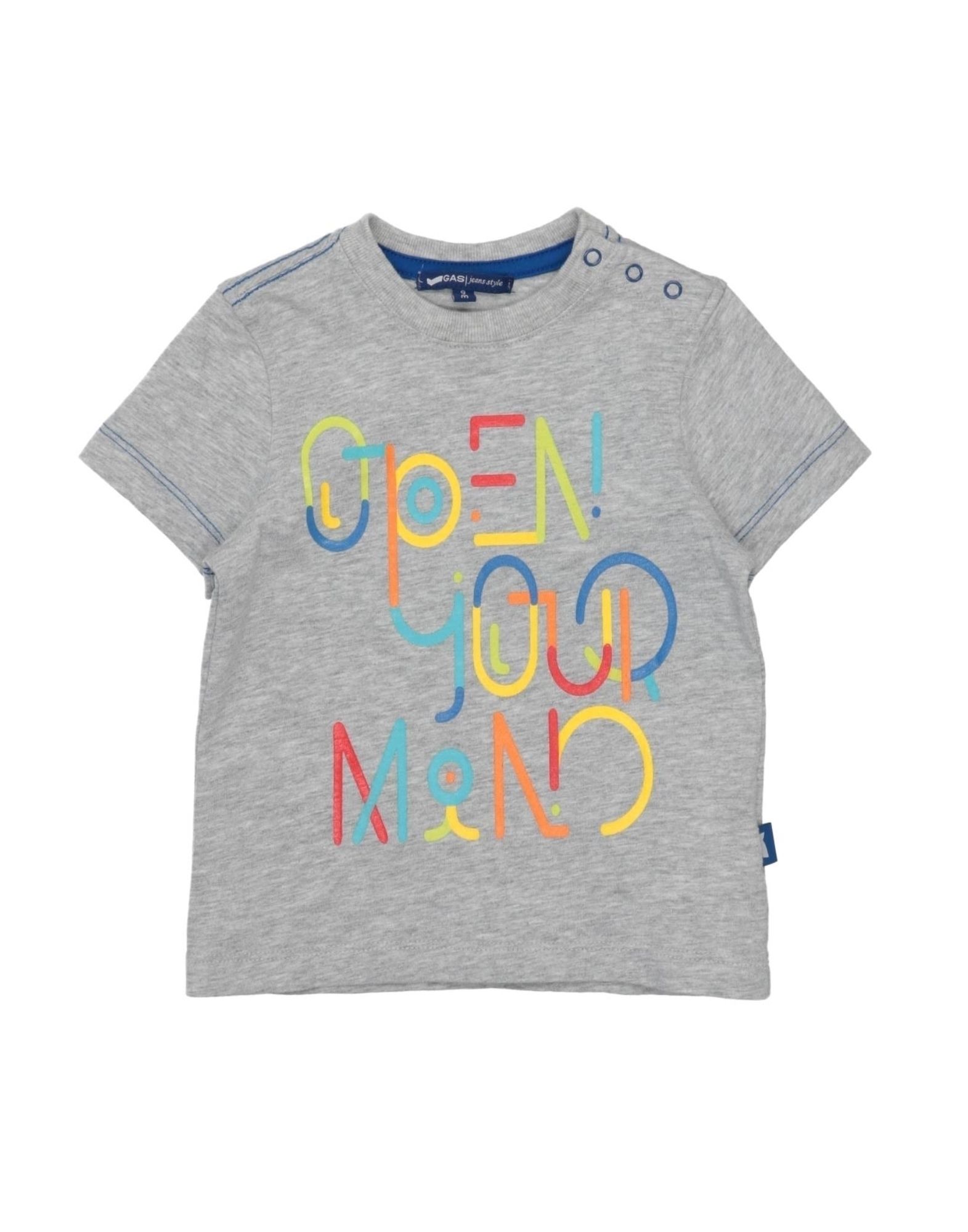 Gas Kids' T-shirts In Grey