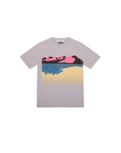 STONE ISLAND JUNIOR Short sleeve t-shirt Man 21055
 f