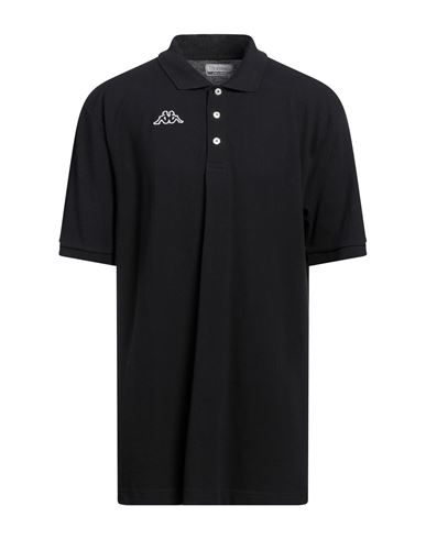 Kappa Man Polo Shirt Black Size 3xl Cotton