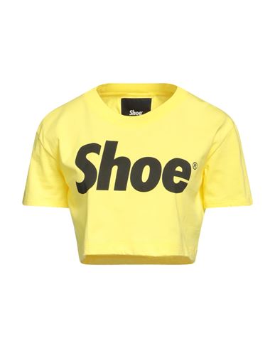 Shoe® Shoe Woman T-shirt Yellow Size L Cotton