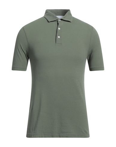 Filippo De Laurentiis Man Polo Shirt Military Green Size 36 Cotton In Green