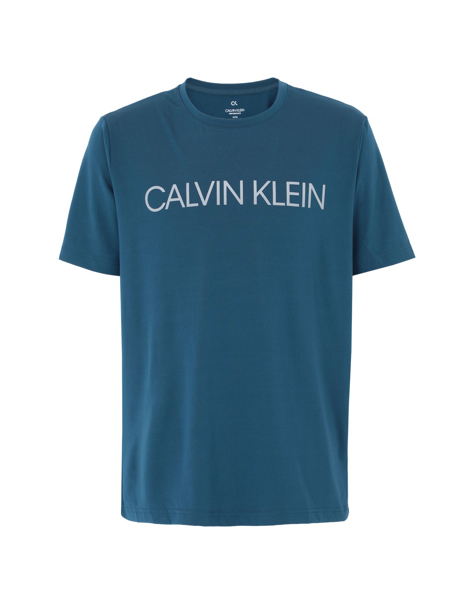 《セール開催中》CALVIN KLEIN PERFORMANCE メンズ T シャツ ディープジェード M ポリエステル 82% / ポリウレタン 18% SHORT SLEEVE T-SHIRT