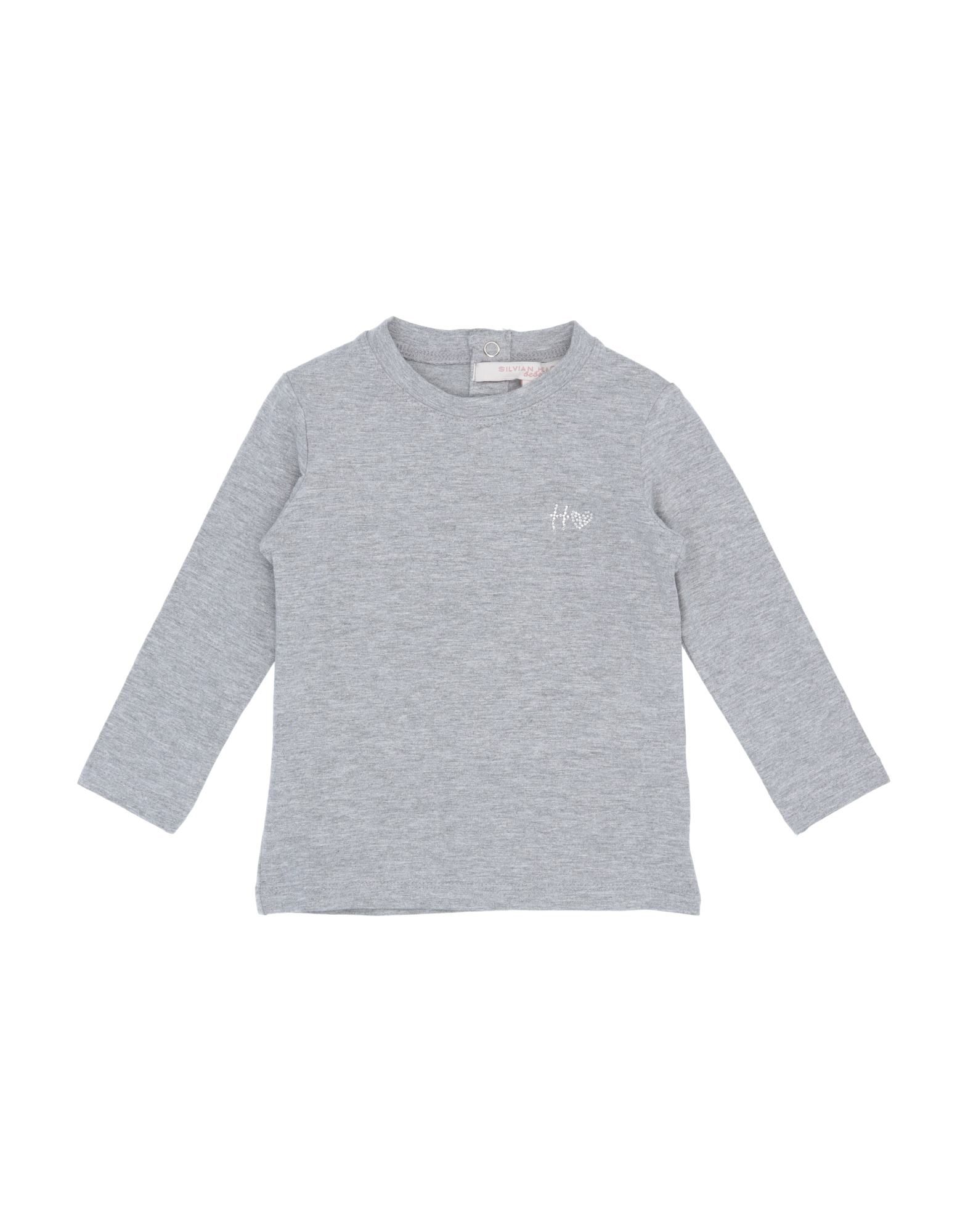 Silvian Heach Kids' T-shirts In Grey