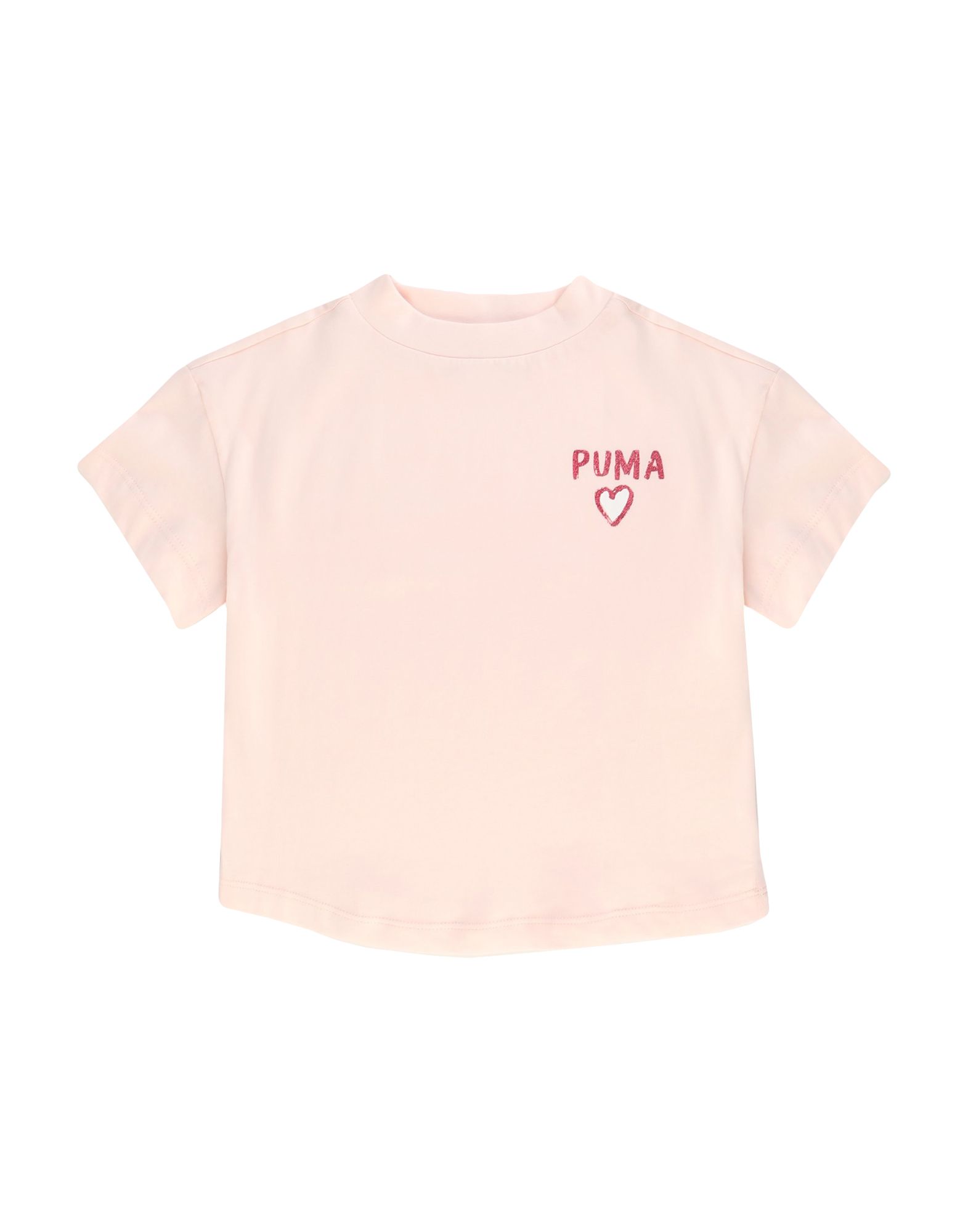 Shop Puma Alpha Trend Tee G Toddler Girl T-shirt Light Pink Size 4 Cotton