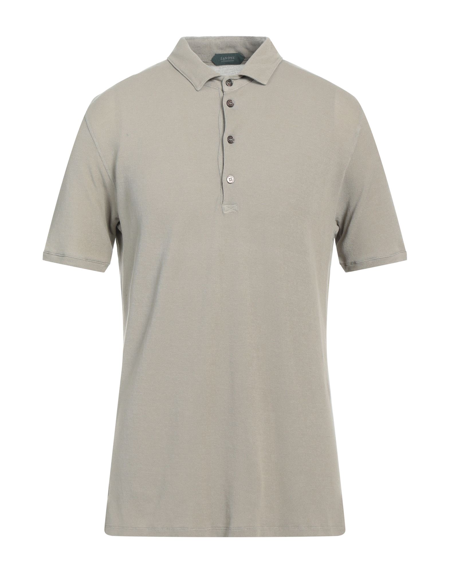 Zanone Polo Shirts In Light Grey