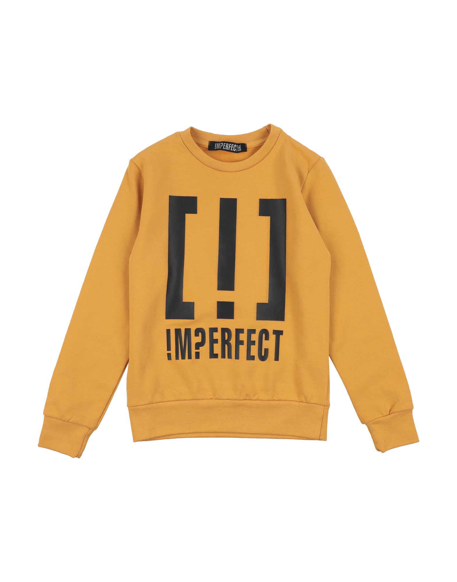 !m?erfect Kids'  Toddler Girl Sweatshirt Ocher Size 6 Cotton, Elastane In Yellow