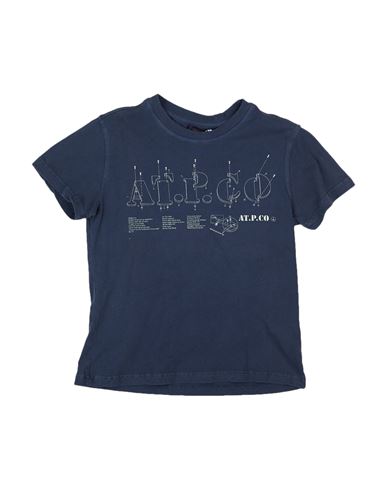 At.p.co Babies' At. P.co Toddler Boy T-shirt Midnight Blue Size 6 Cotton
