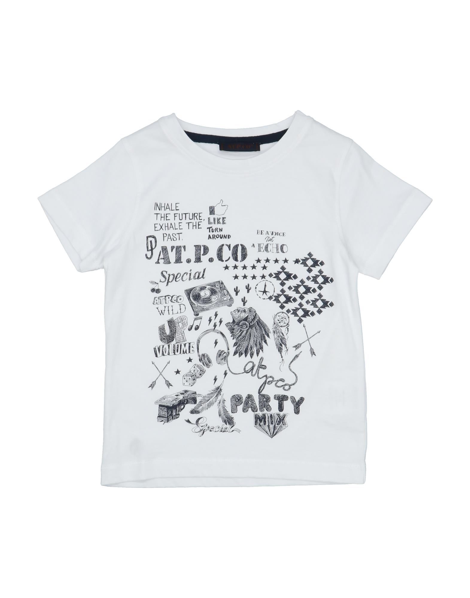 At.p.co Kids' T-shirts In White