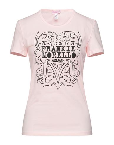 Woman T-shirt Pink Size 8 Cotton, Elastane