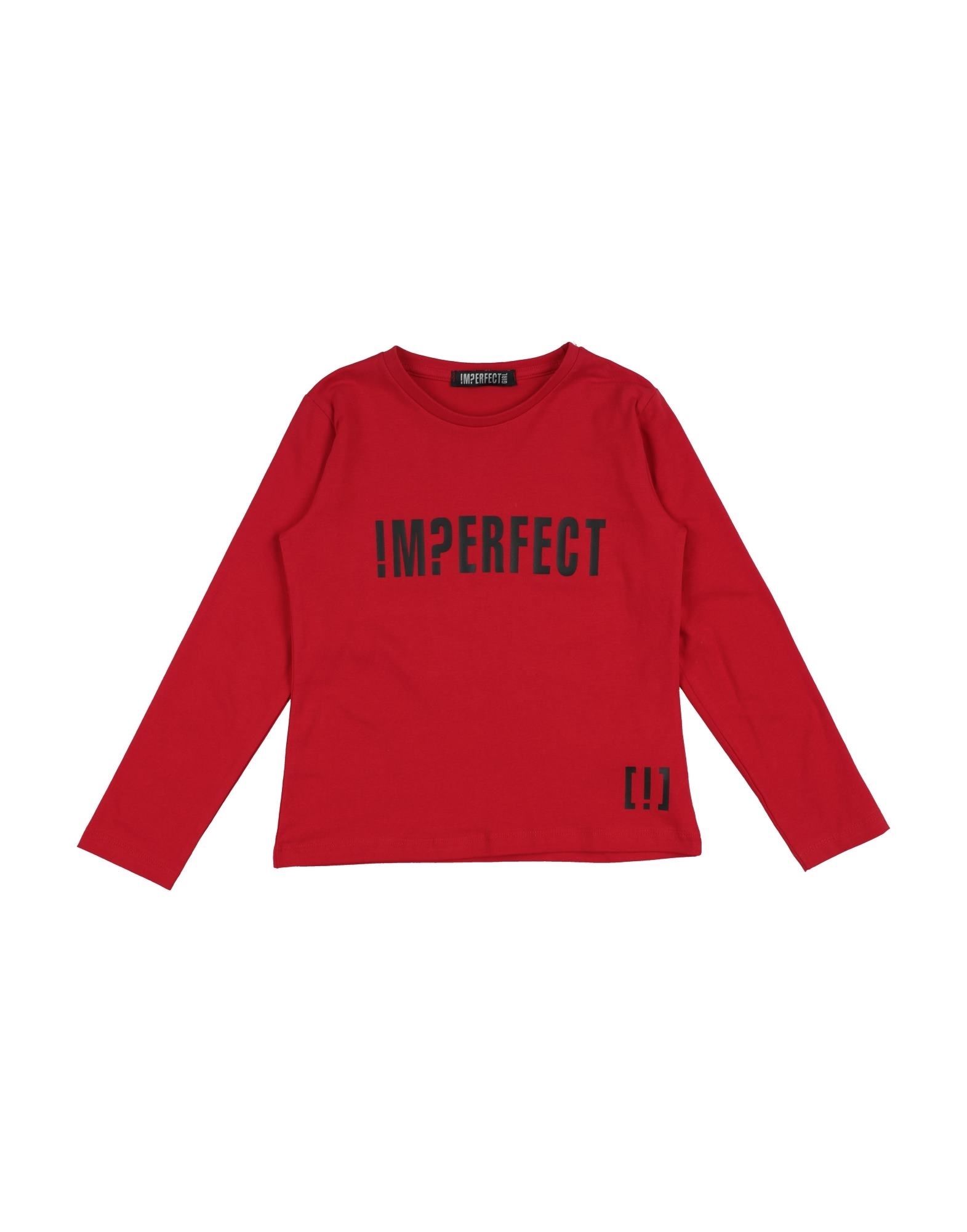 !m?erfect Kids'  T-shirts In Red