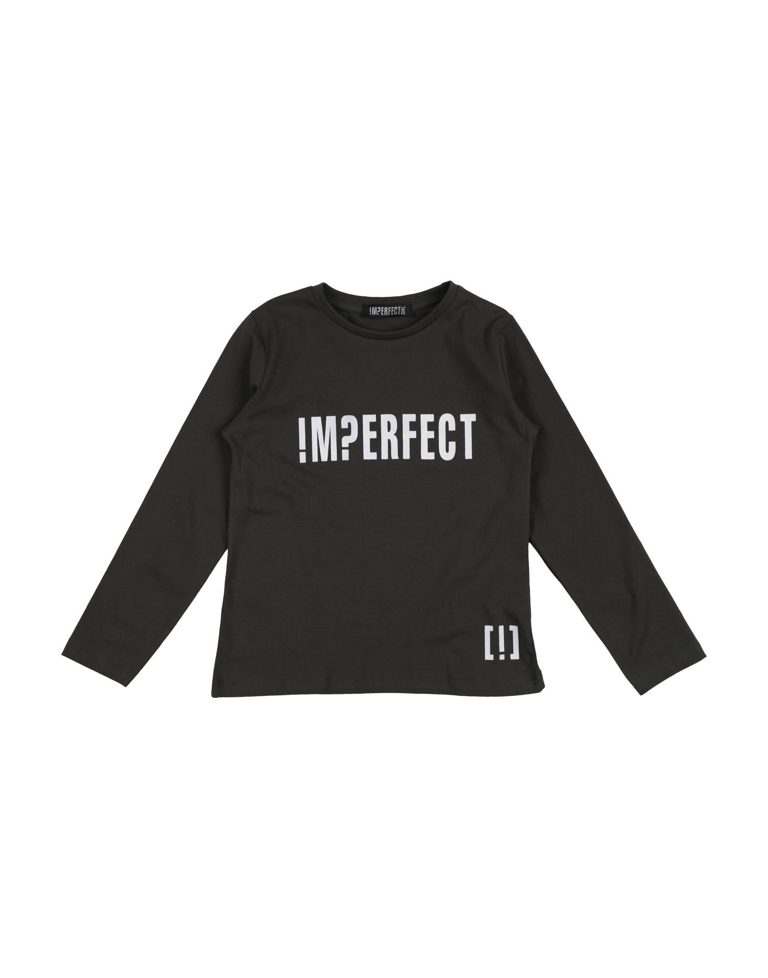 !m?erfect Kids'  Toddler Girl Sweatshirt Military Green Size 6 Cotton, Elastane In Black