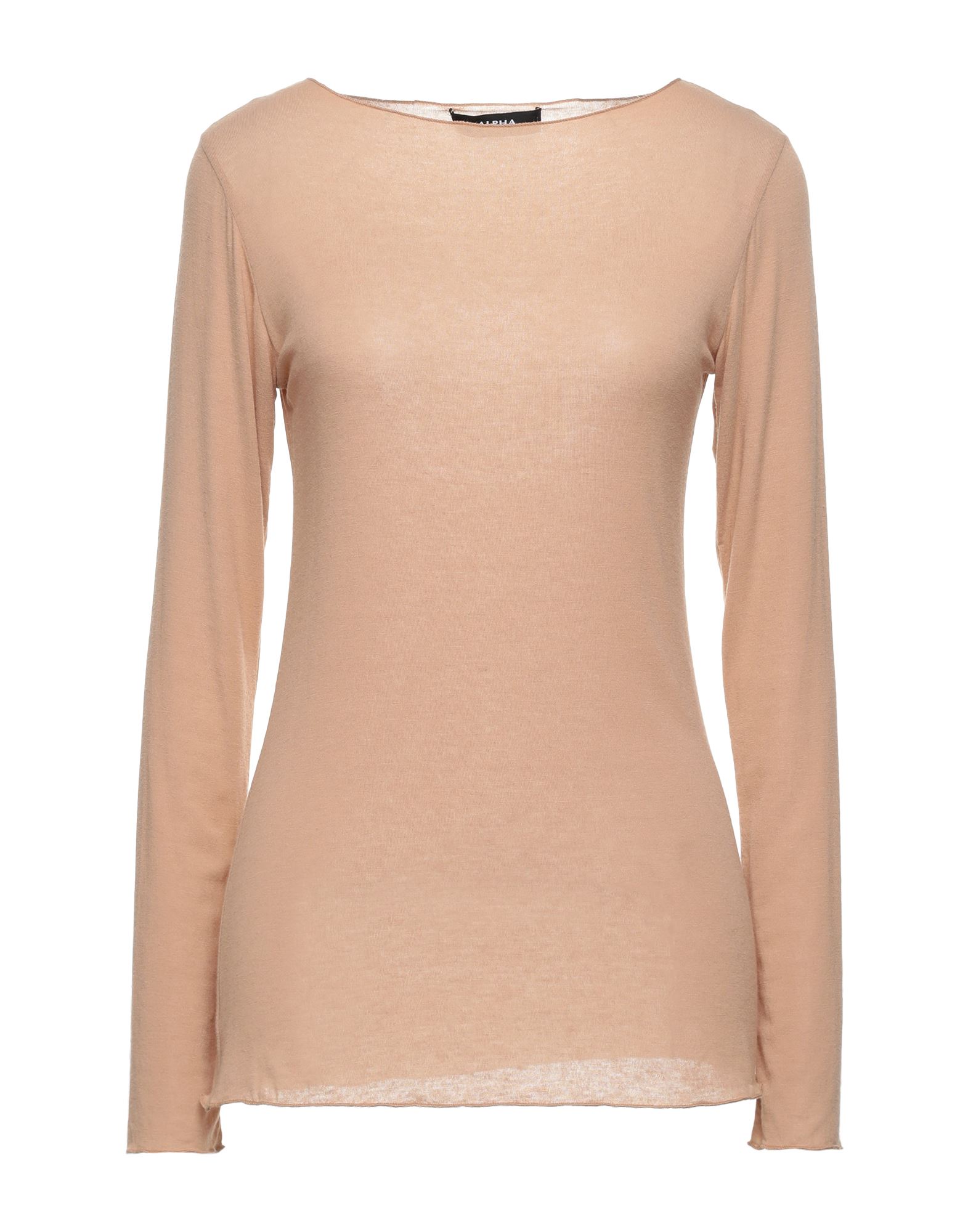 Alpha Studio T-shirts In Camel