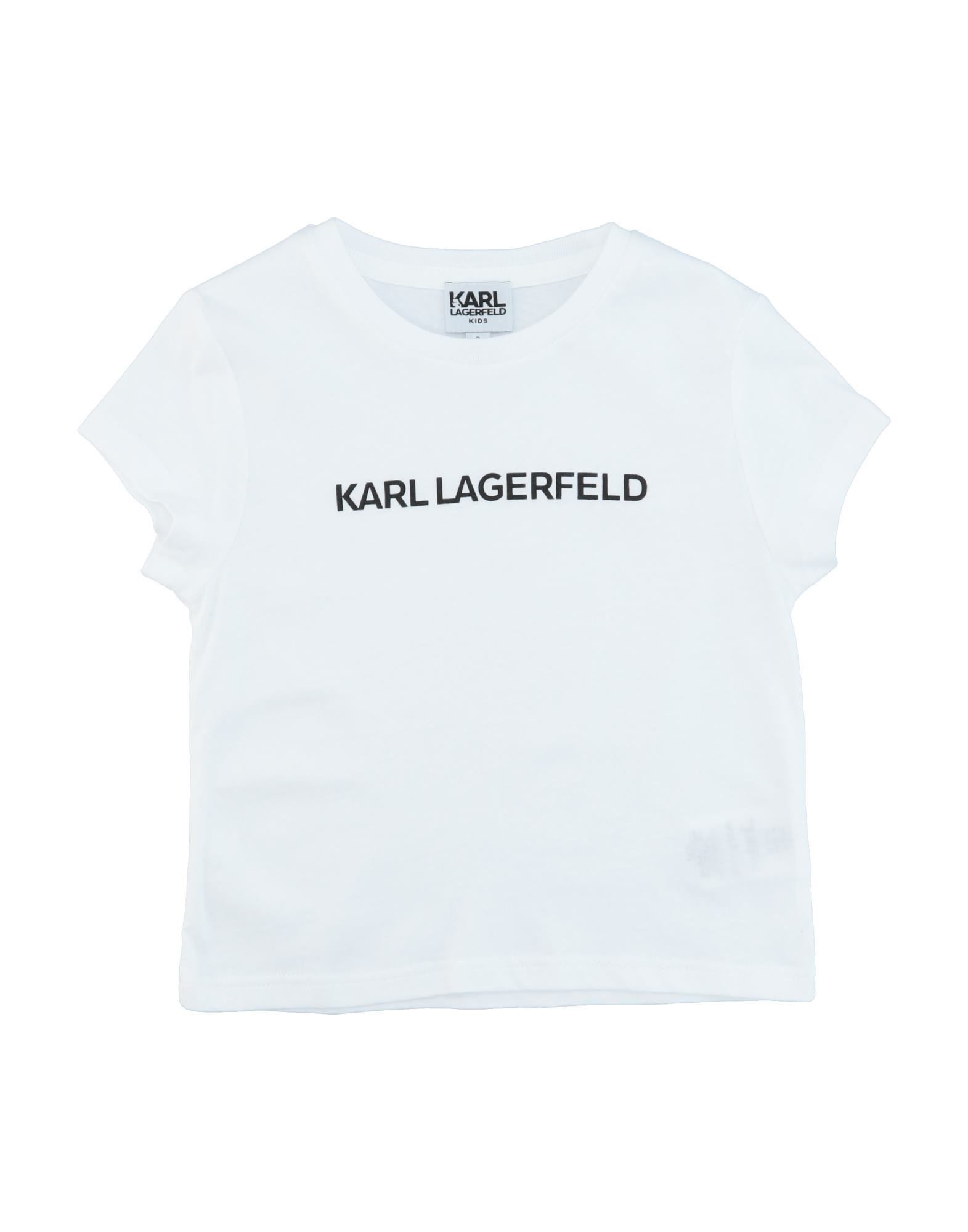 KARL LAGERFELD KARL LAGERFELD TODDLER GIRL T-SHIRT WHITE SIZE 4 COTTON,12453760AJ 2