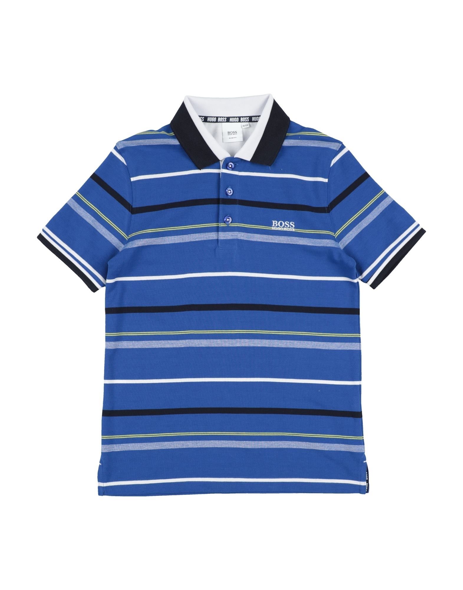 Shop Hugo Boss Boss Toddler Boy Polo Shirt Blue Size 6 Cotton, Elastane