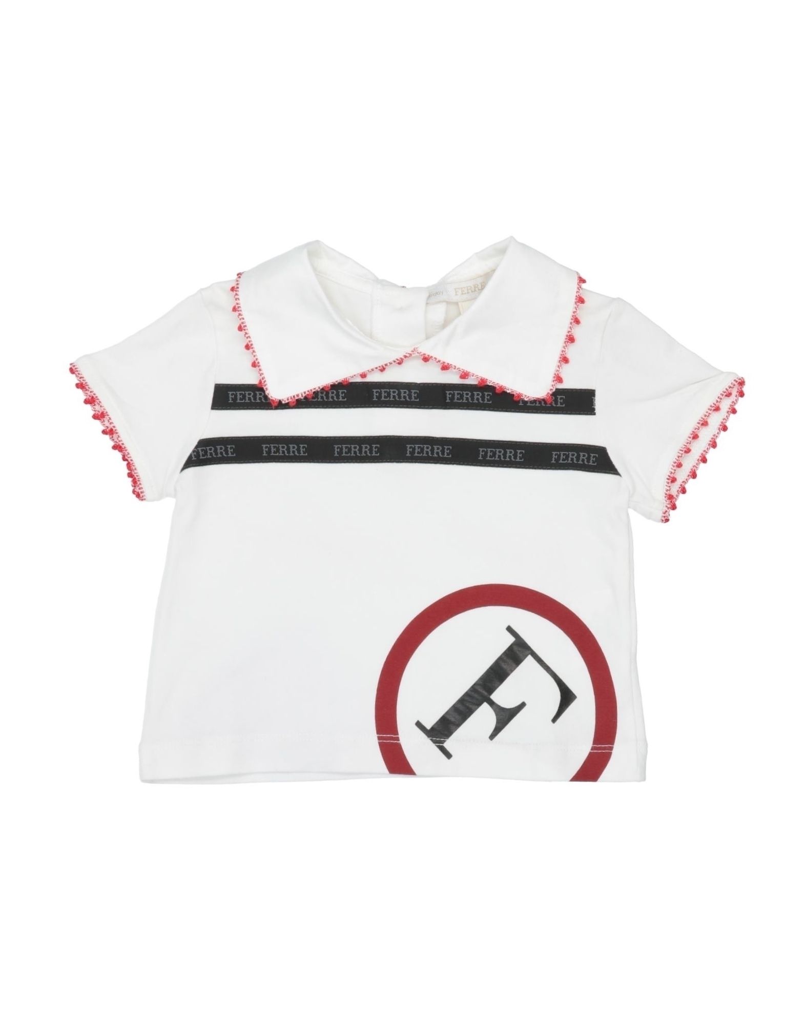 Ferre' Kids' T-shirts In White