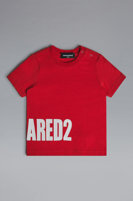 Dsquared2 Babies'  Men Short Sleeve T-shirt In Red