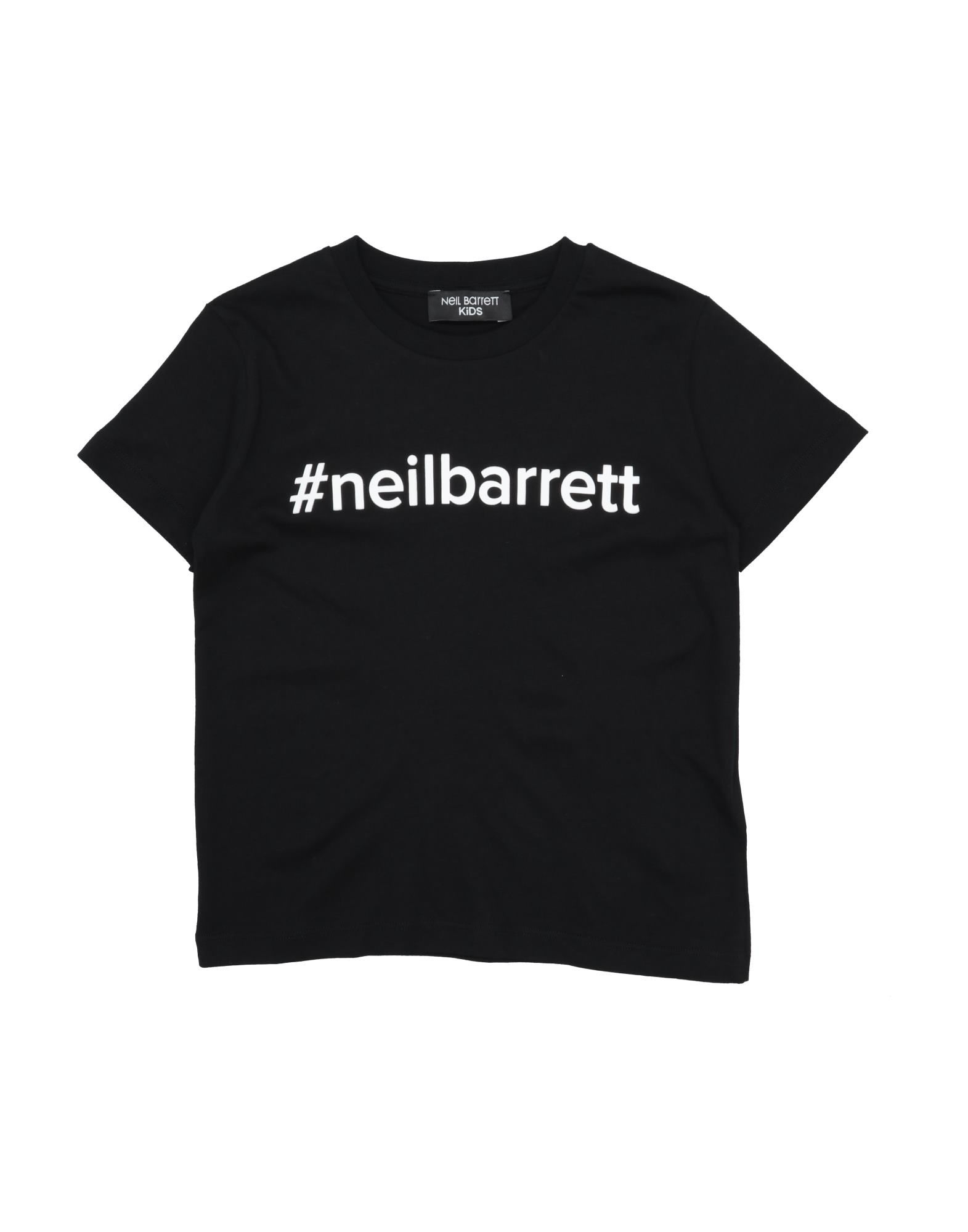 Shop Neil Barrett Toddler Boy T-shirt Black Size 4 Viscose