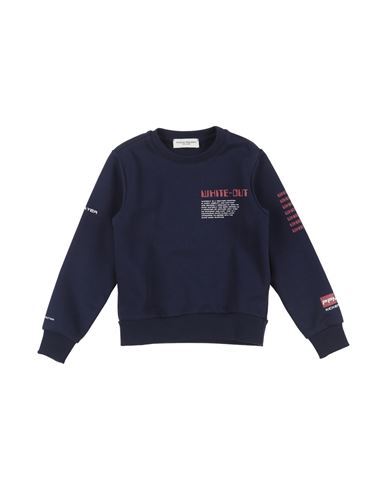 Shop Paolo Pecora Toddler Boy Sweatshirt Midnight Blue Size 6 Cotton, Polyester