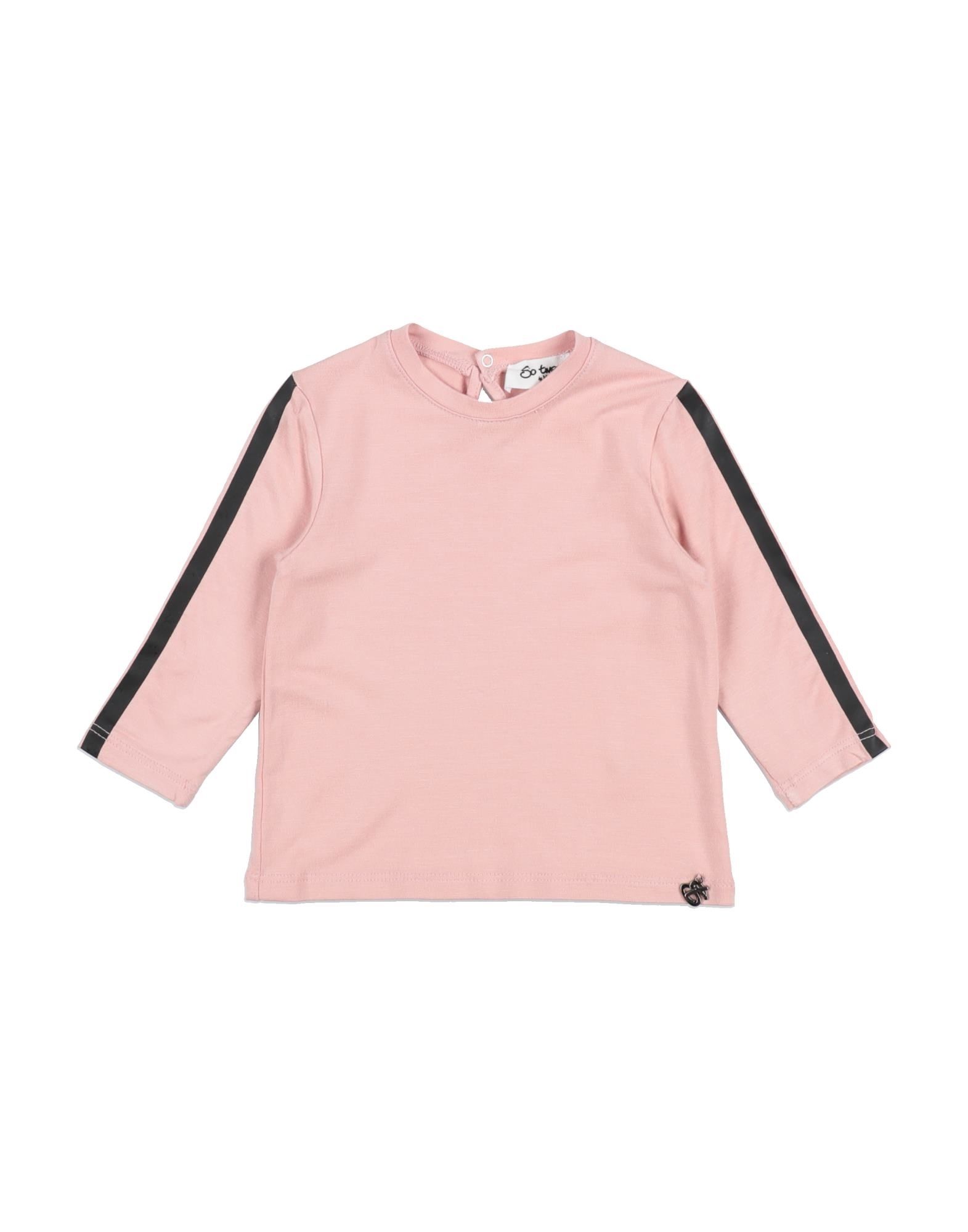 So Twee By Miss Grant Kids' T-shirts In Pale Pink