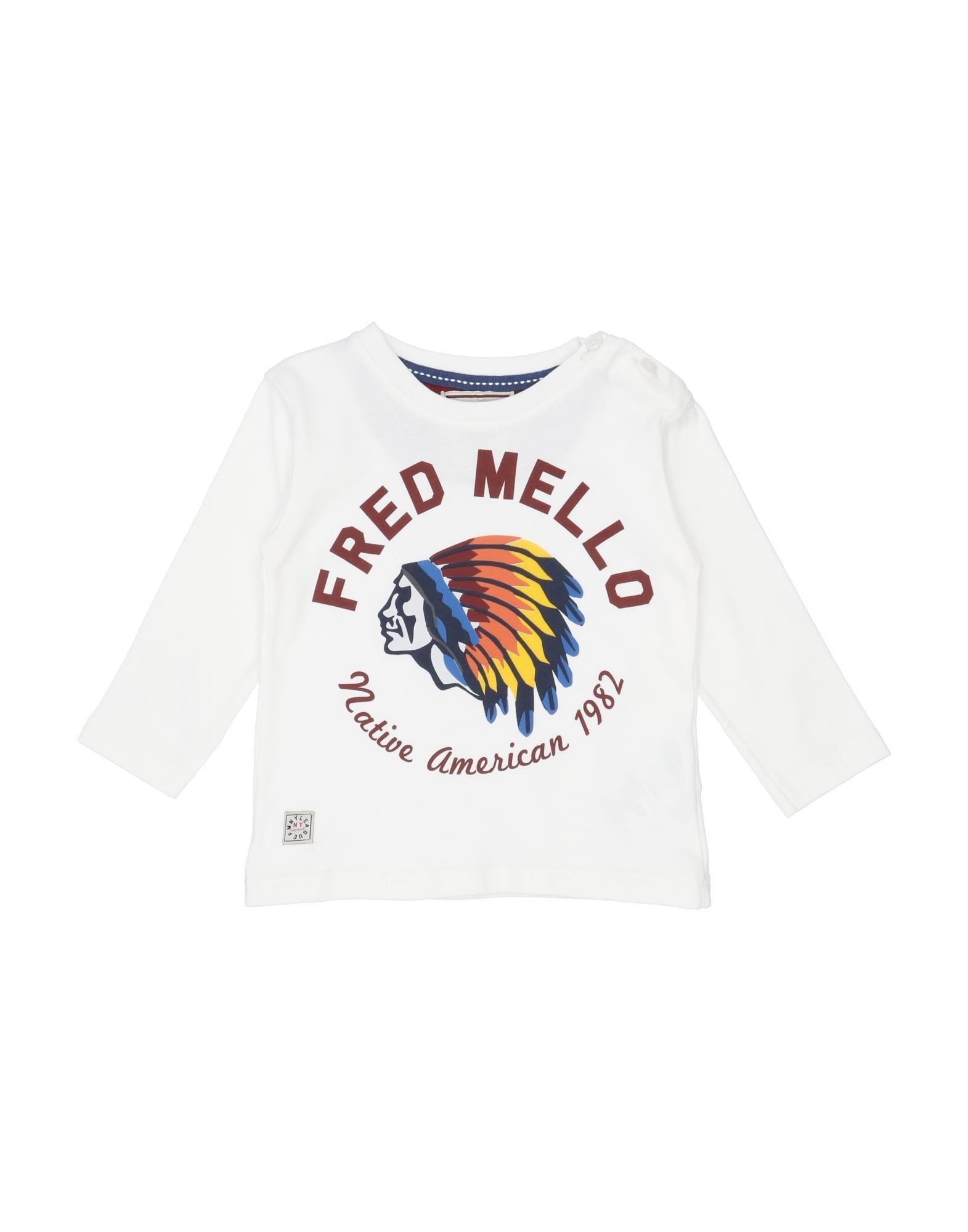 Fred Mello Kids' T-shirts In White