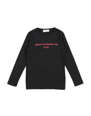 Paolo Pecora Toddler Boy T-shirt Black Size 4 Cotton In Black