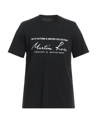 Martine Rose Man T-shirt Black Size L Cotton