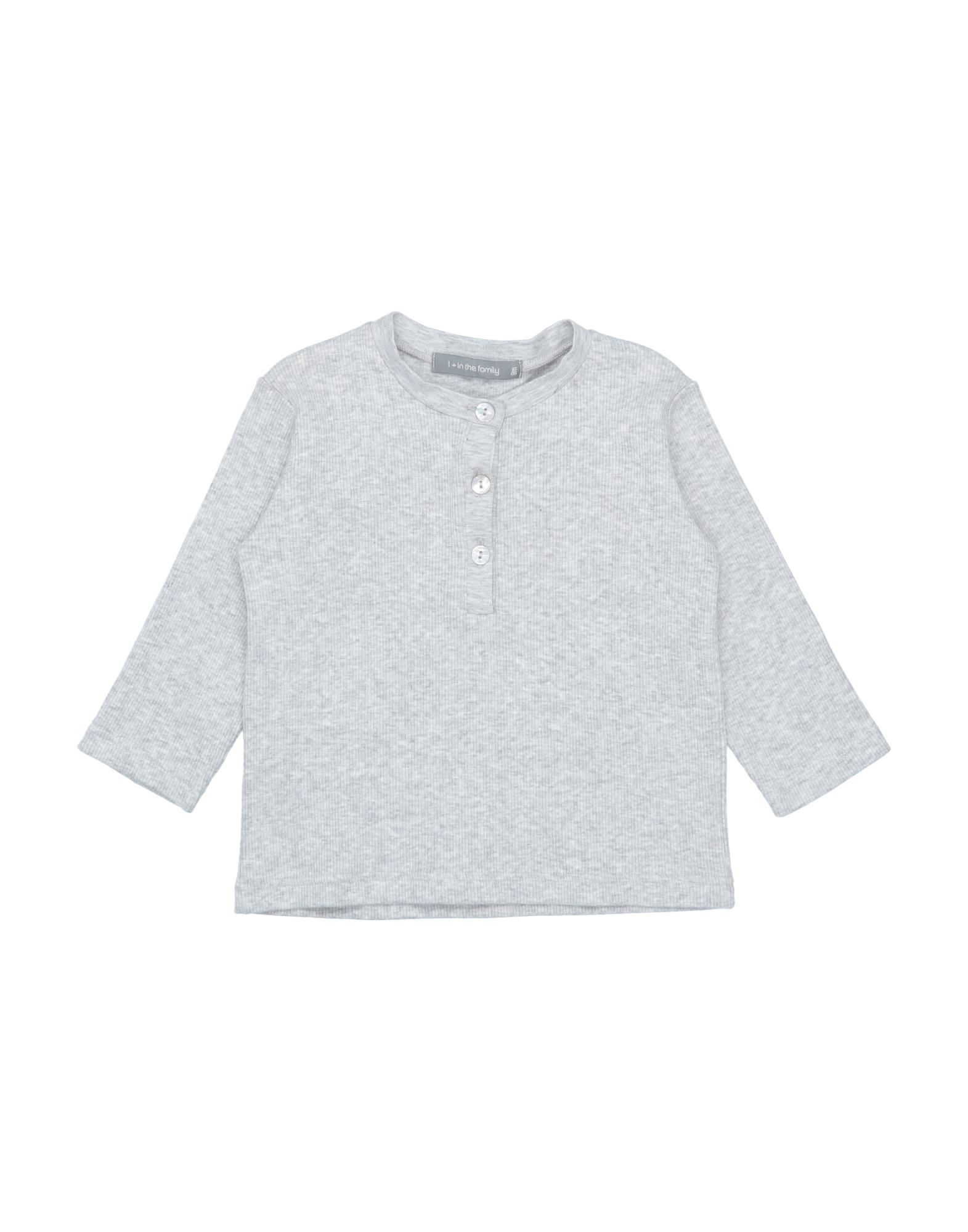 1+ In The Family Kids' T-shirts In Light Grey