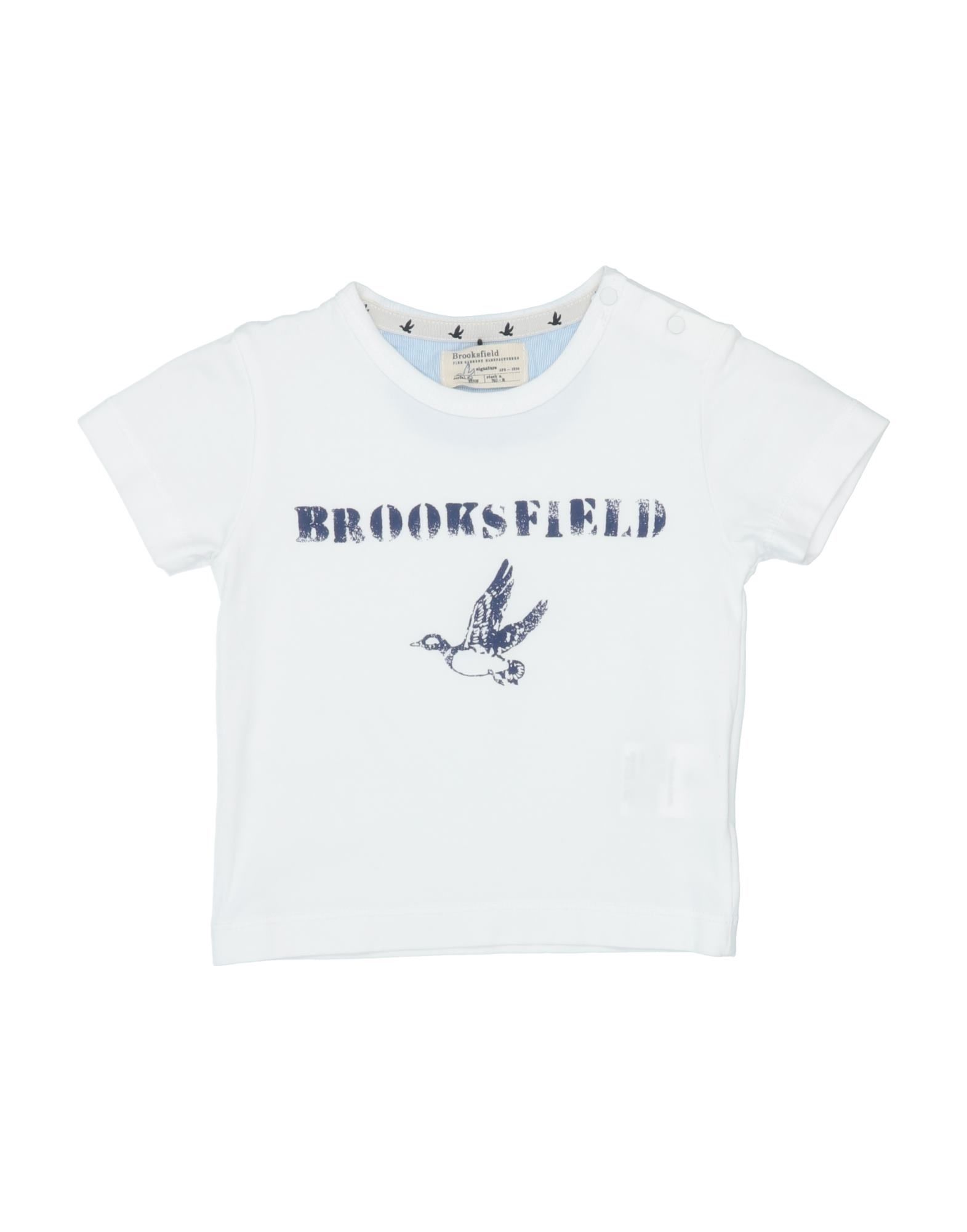 Brooksfield Kids' T-shirts In White