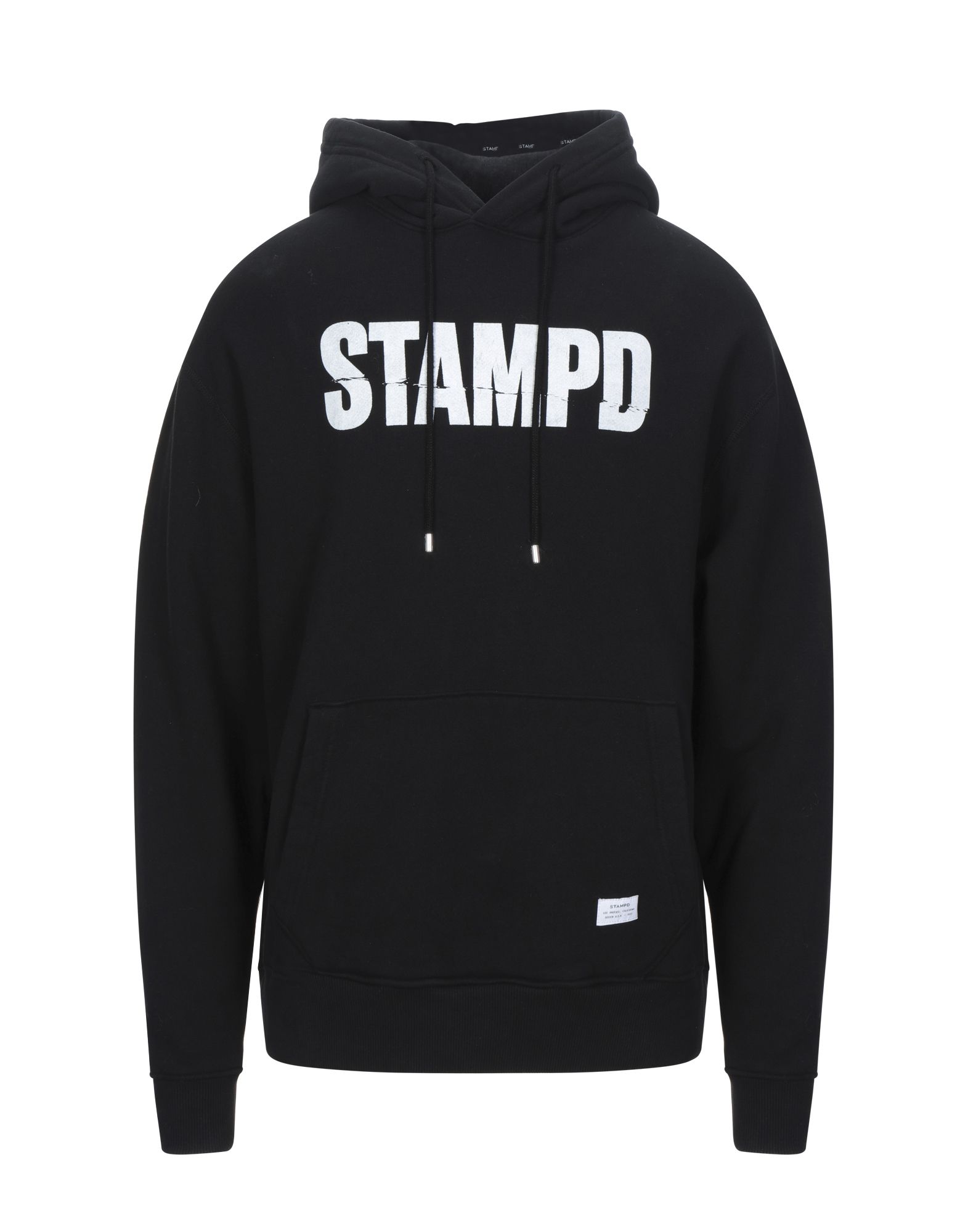 《セール開催中》STAMPD メンズ スウェットシャツ ブラック S コットン 100% / ポリウレタン