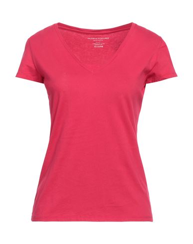 MAJESTIC MAJESTIC FILATURES WOMAN T-SHIRT GARNET SIZE 1 COTTON