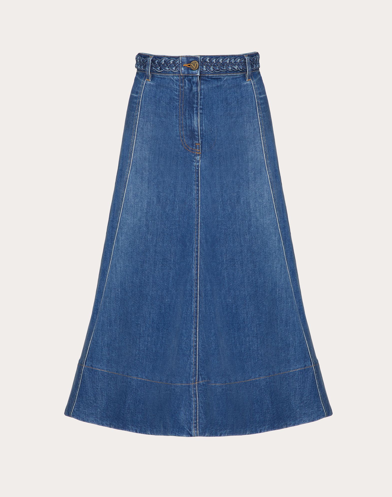Light Stretch Denim Skirt for Woman 