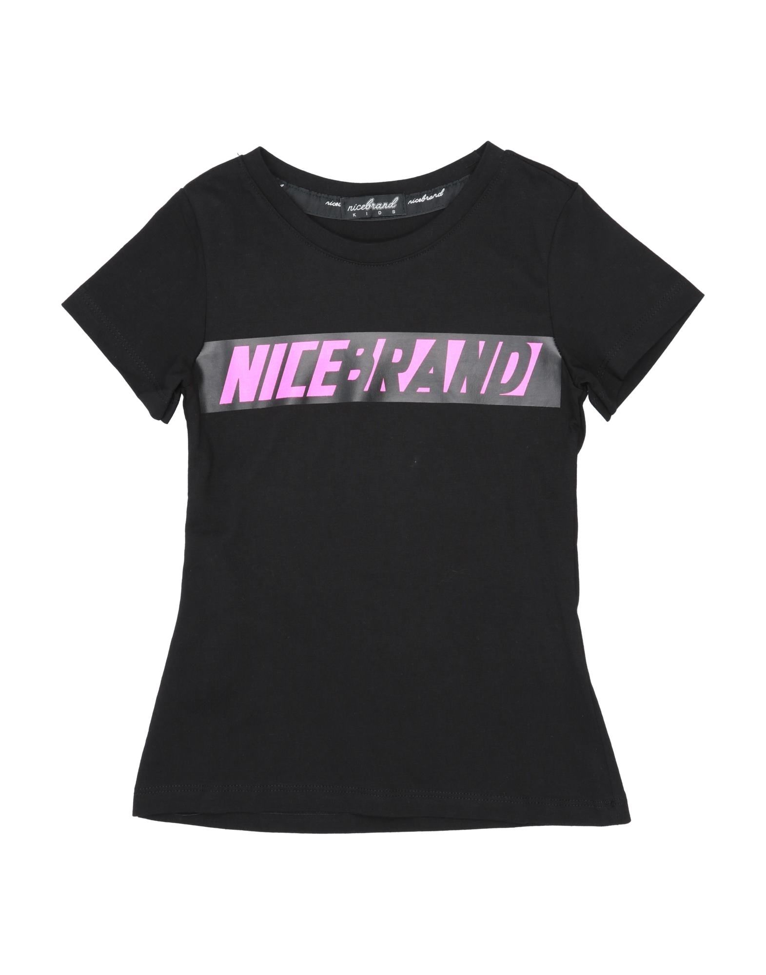 Nicebrand Kids' T-shirts In Black