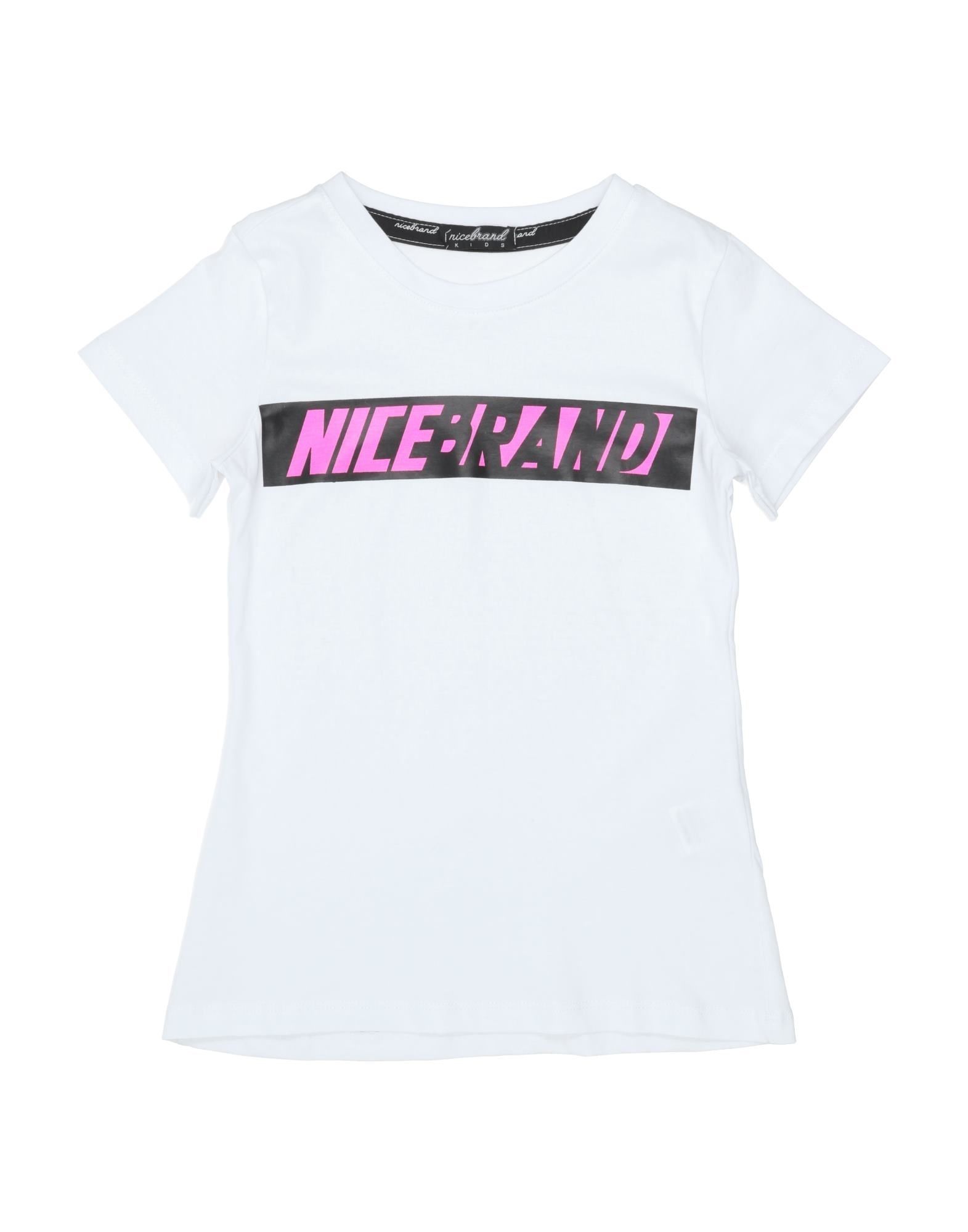 Nicebrand Kids' T-shirts In White