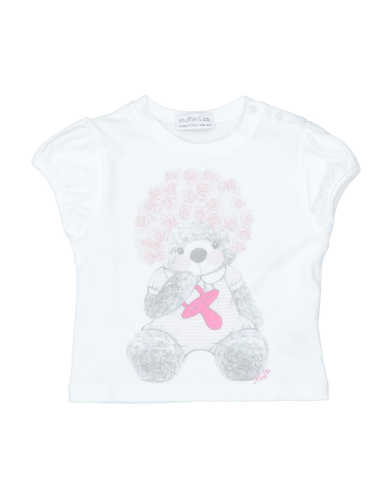 Muffin & Co. Kids' T-shirts In White