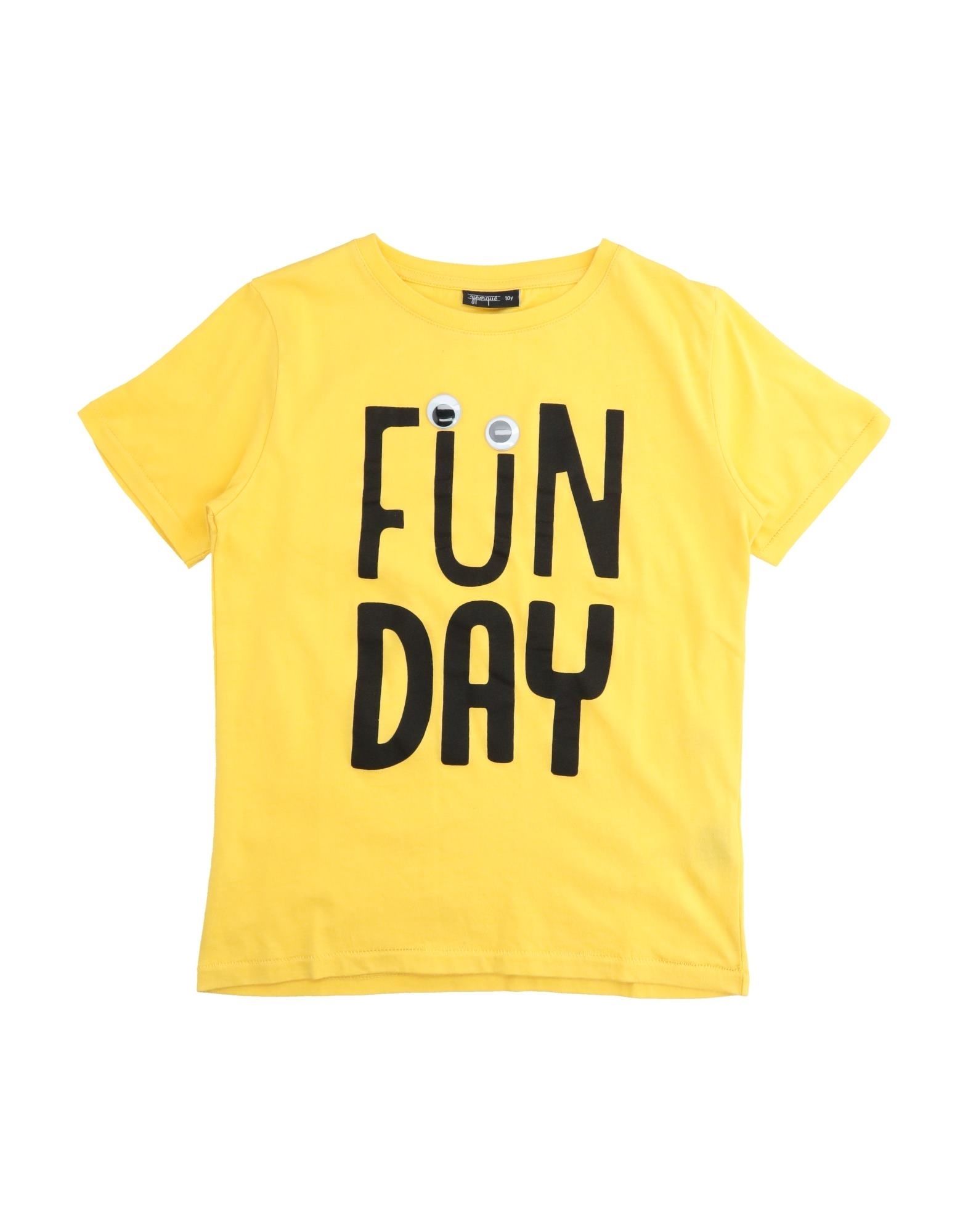 Yporqué T-shirts In Yellow