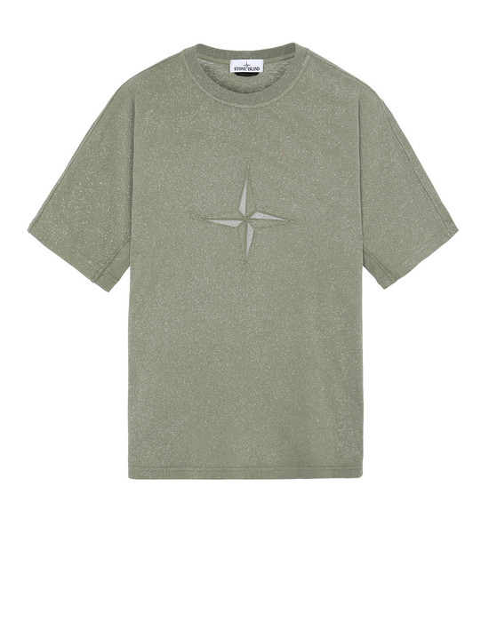 Short sleeve t-shirt 24555 FLECK TREATMENT STONE ISLAND - 0
