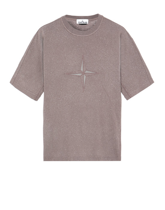 Short sleeve t-shirt 24555 FLECK TREATMENT STONE ISLAND - 0