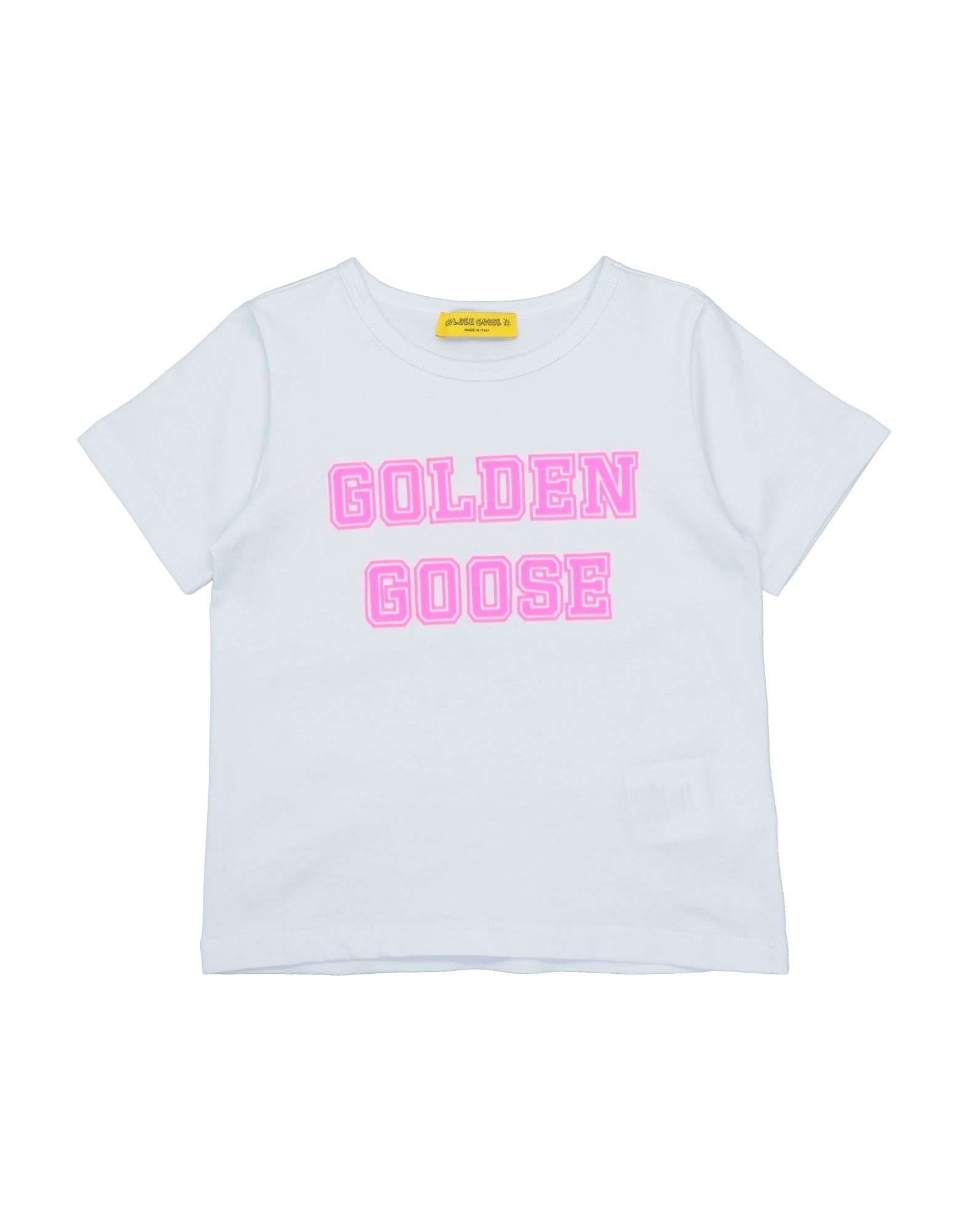 GOLDEN GOOSE GOLDEN GOOSE TODDLER T-SHIRT WHITE SIZE 4 COTTON,12467504IG 6
