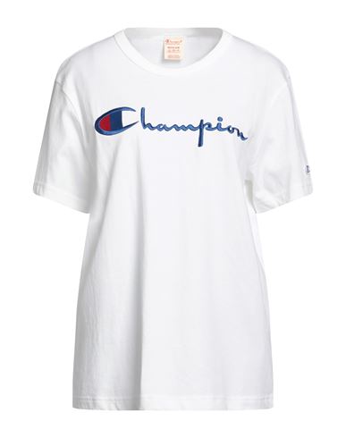 Shop Champion Woman T-shirt White Size S Cotton