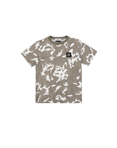 STONE ISLAND JUNIOR Short sleeve t-shirt Man 21650 CAMOUFLAGE f