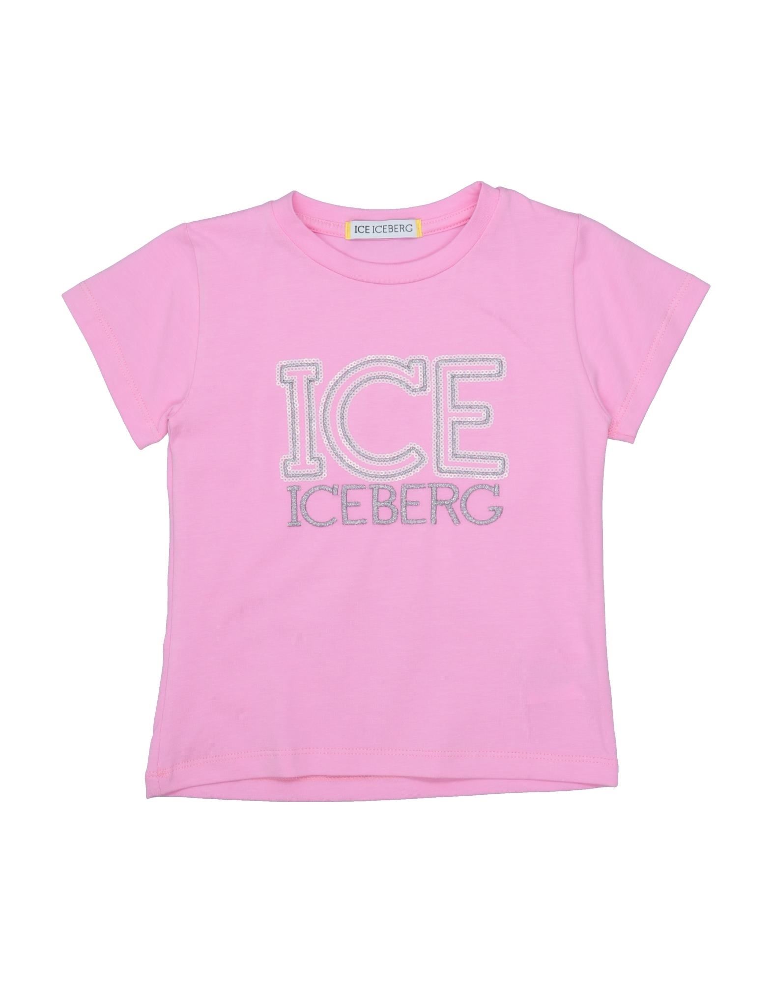 ICE ICEBERG ICE ICEBERG TODDLER GIRL T-SHIRT PINK SIZE 5 COTTON, ELASTANE,12467886FT 4