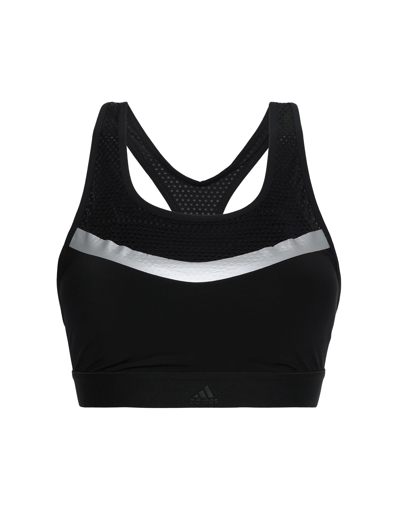 《セール開催中》ADIDAS レディース トップス ブラック 44 B 再生ポリアミド 79% / ポリウレタン 21% / ポリエステル