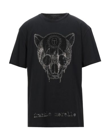 Frankie Morello Man T-shirt Black Size S Cotton