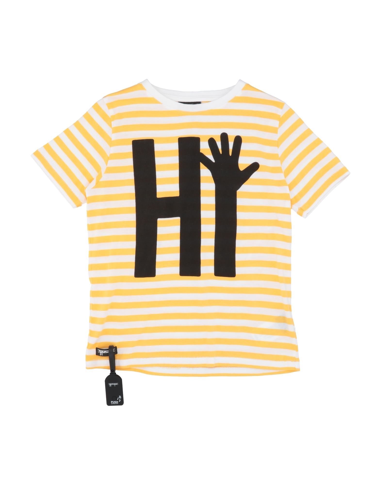 Shop Yporqué Toddler T-shirt Yellow Size 6 Cotton