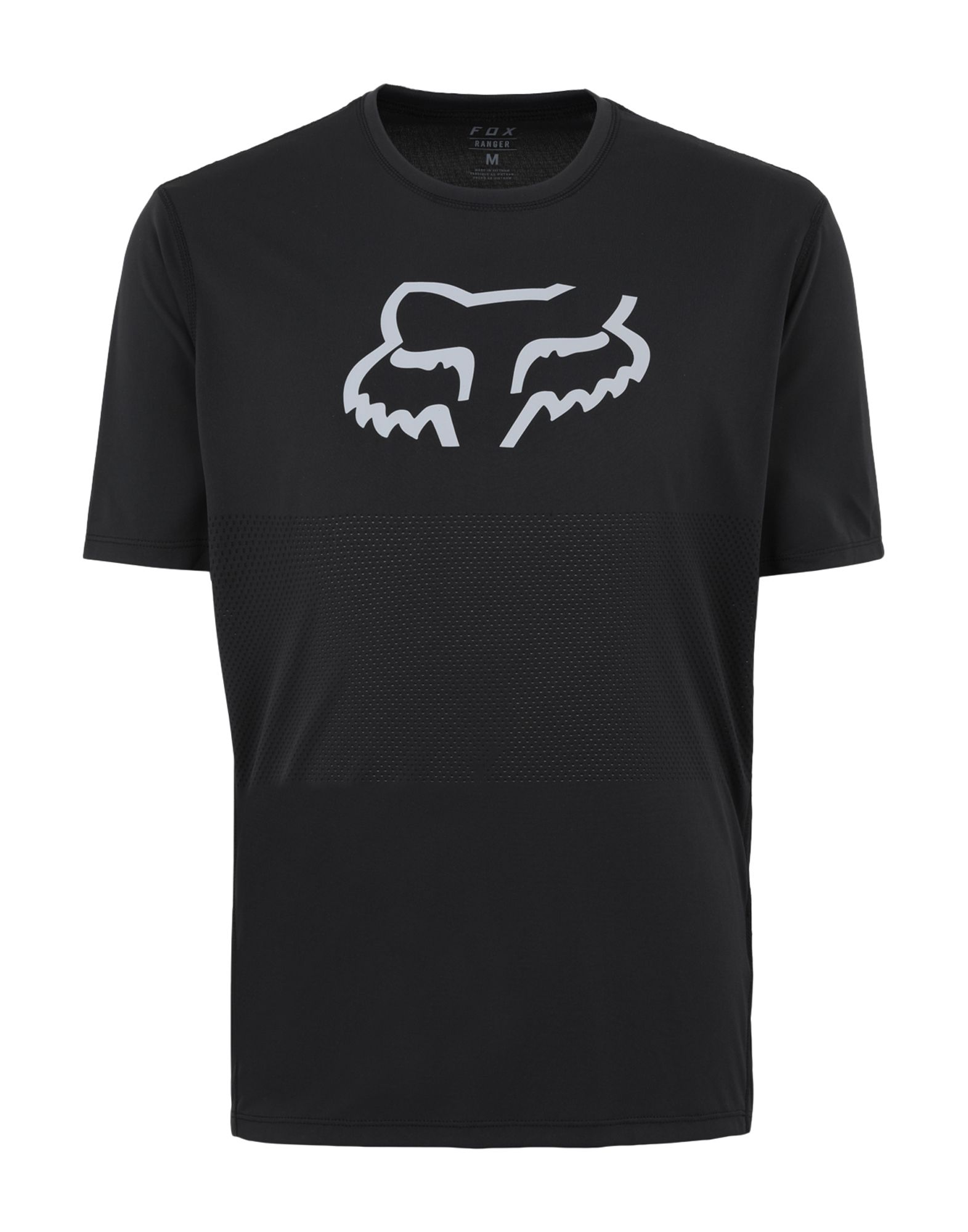 《セール開催中》FOX RACING メンズ T シャツ ブラック S ポリエステル 100% FX Ranger SS Foxhead Jersey