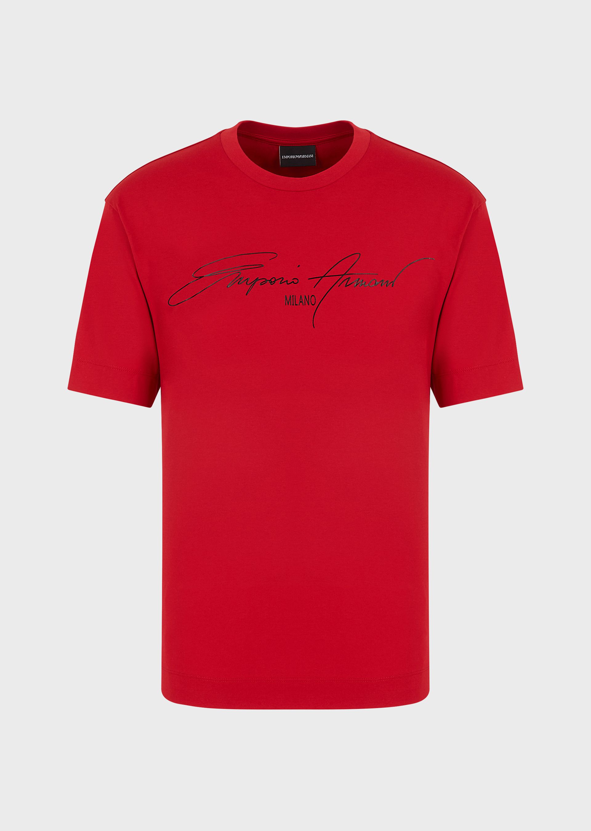 Emporio Armani T-shirts - Item 12469991 In Red | ModeSens