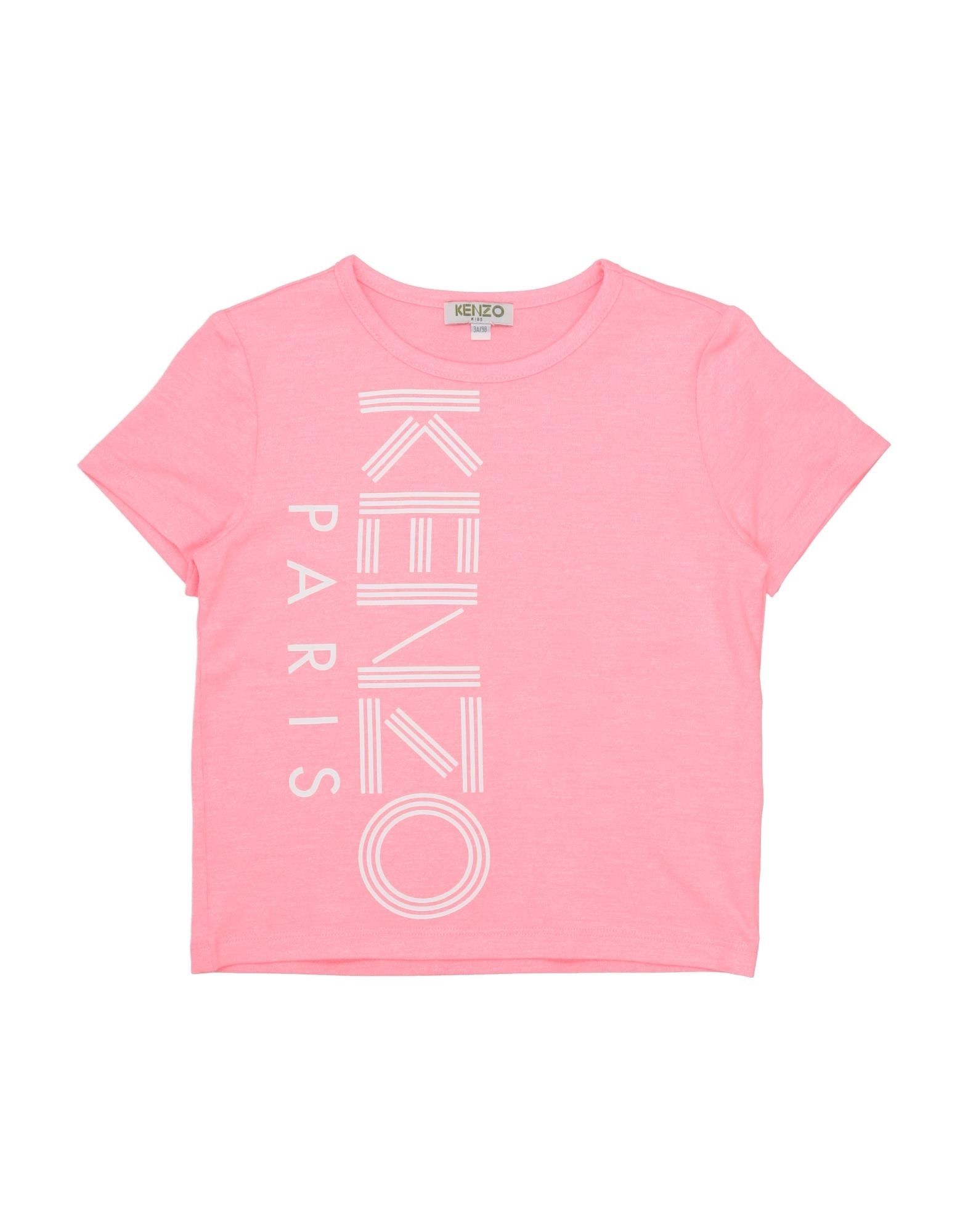 《セール開催中》KENZO ガールズ 9-16 歳 T シャツ ピンク 10 レーヨン 49% / ポリエステル 48% / ポリウレタン 3%