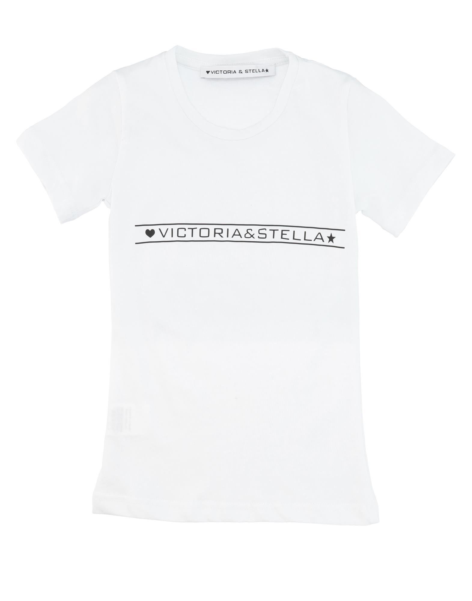 Victoria & Stella Kids' T-shirts In White