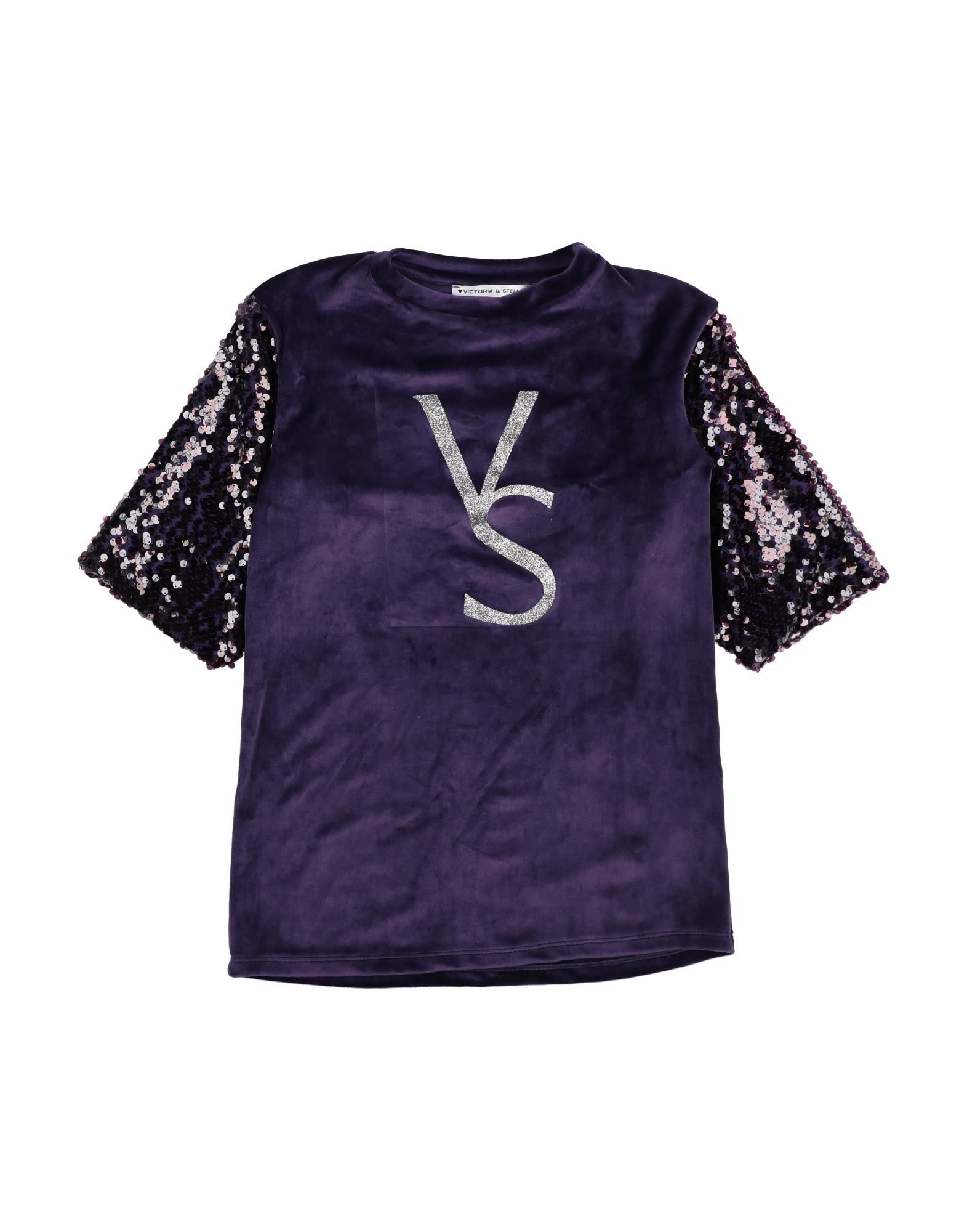 Victoria & Stella Kids' Sweatshirts In Purple