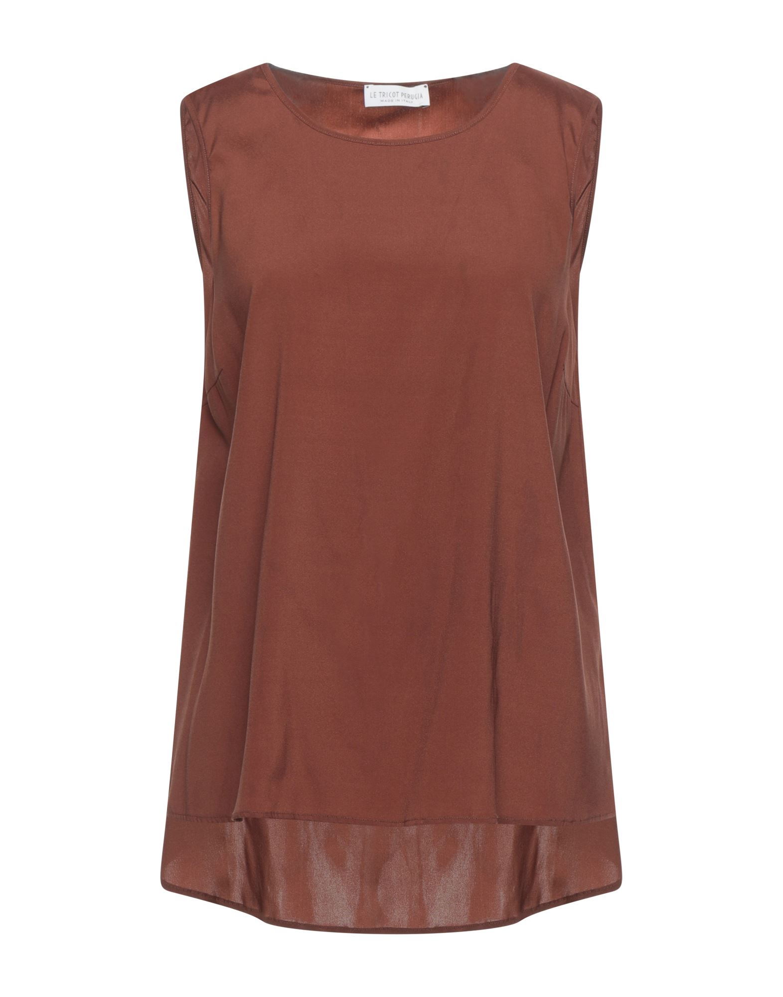 Le Tricot Perugia Tops In Brown